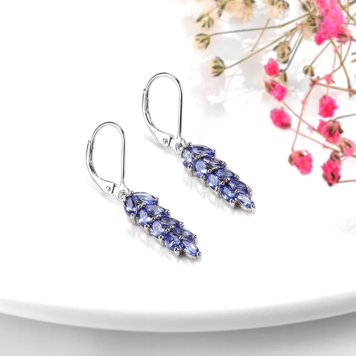 Natural Genuine Tanzanite Sterling Silver