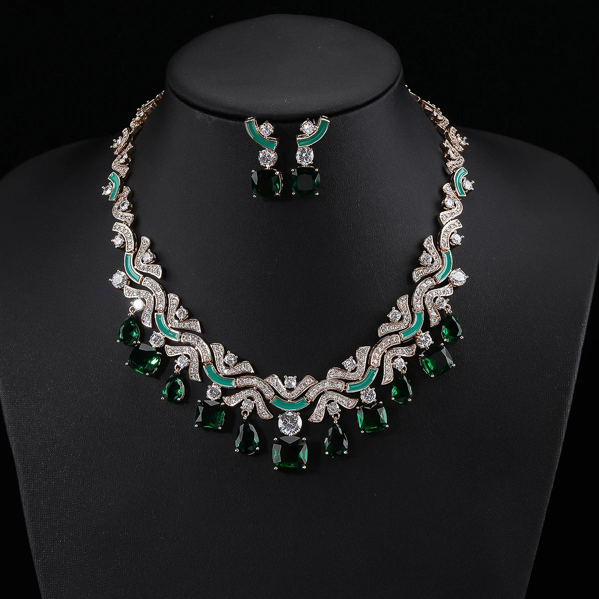 Luxury Pieces High Quality Zirconia Fashion Zirconia  Set Jewelry Zirconia