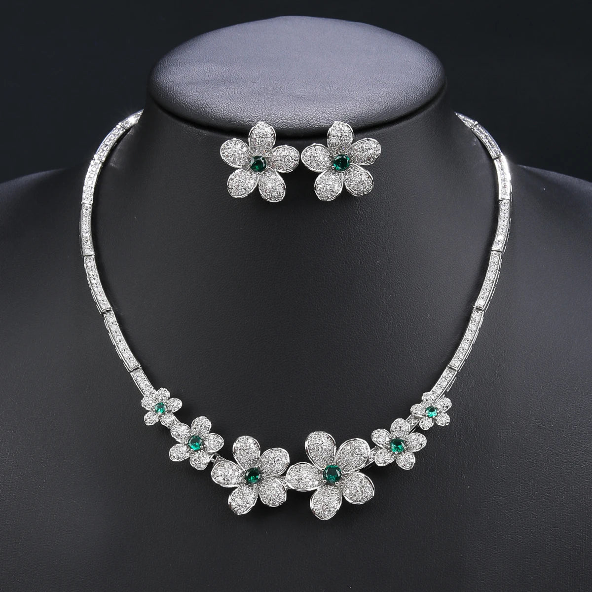 Luxury Pieces High Quality Zirconia Fashion Zirconia  Set Jewelry Zirconia