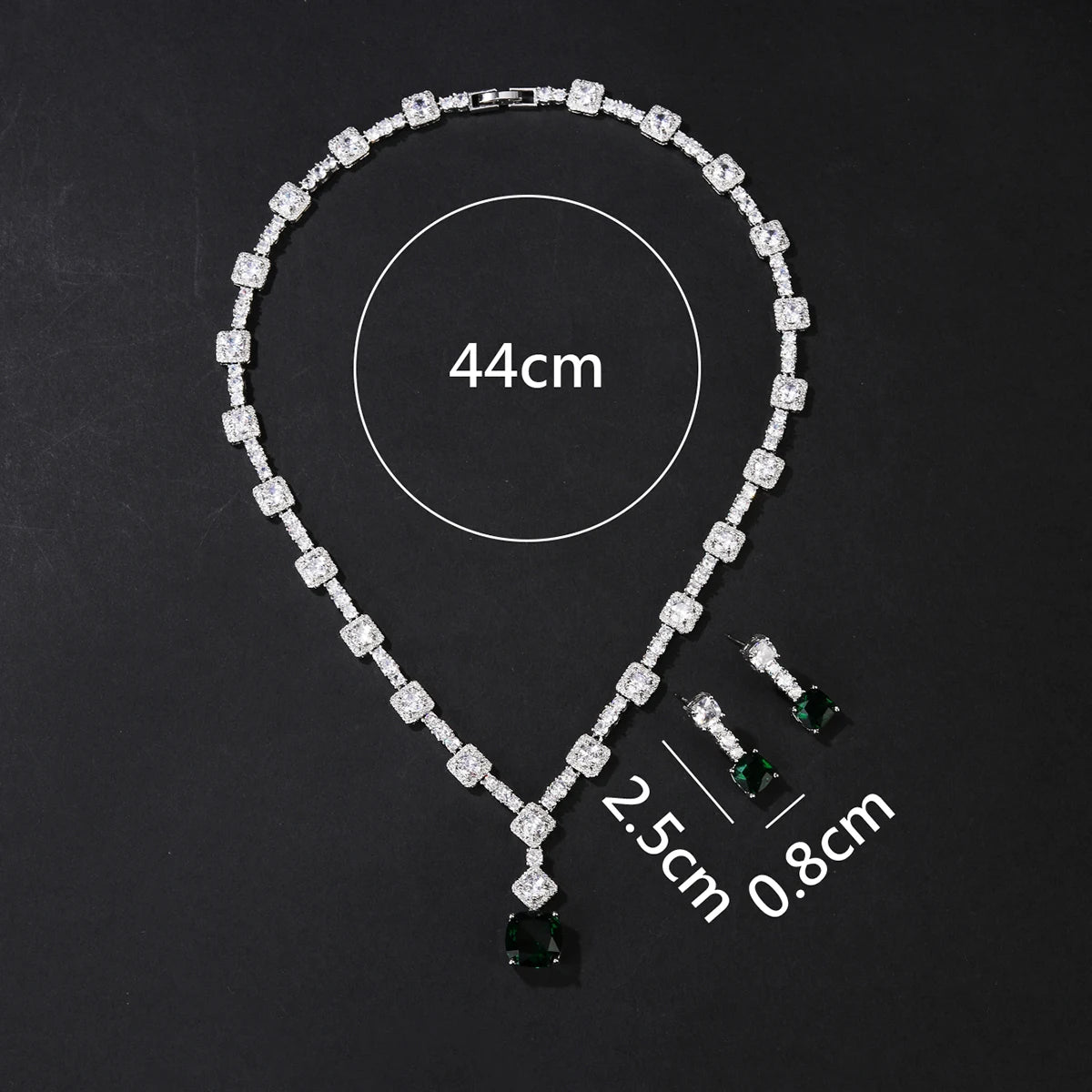 Luxury Pieces High Quality Zirconia Fashion Zirconia  Set Jewelry Zirconia