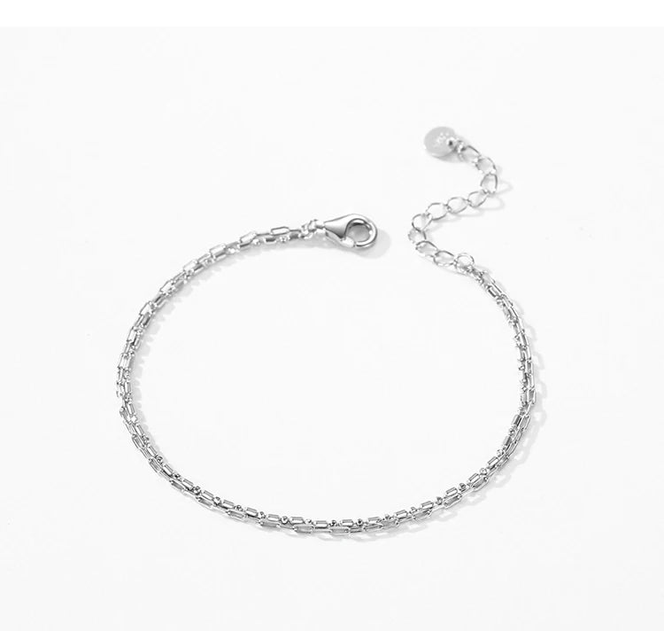 Real 925 Sterling Silver Bracelets Trendy  Bracelet Wedding