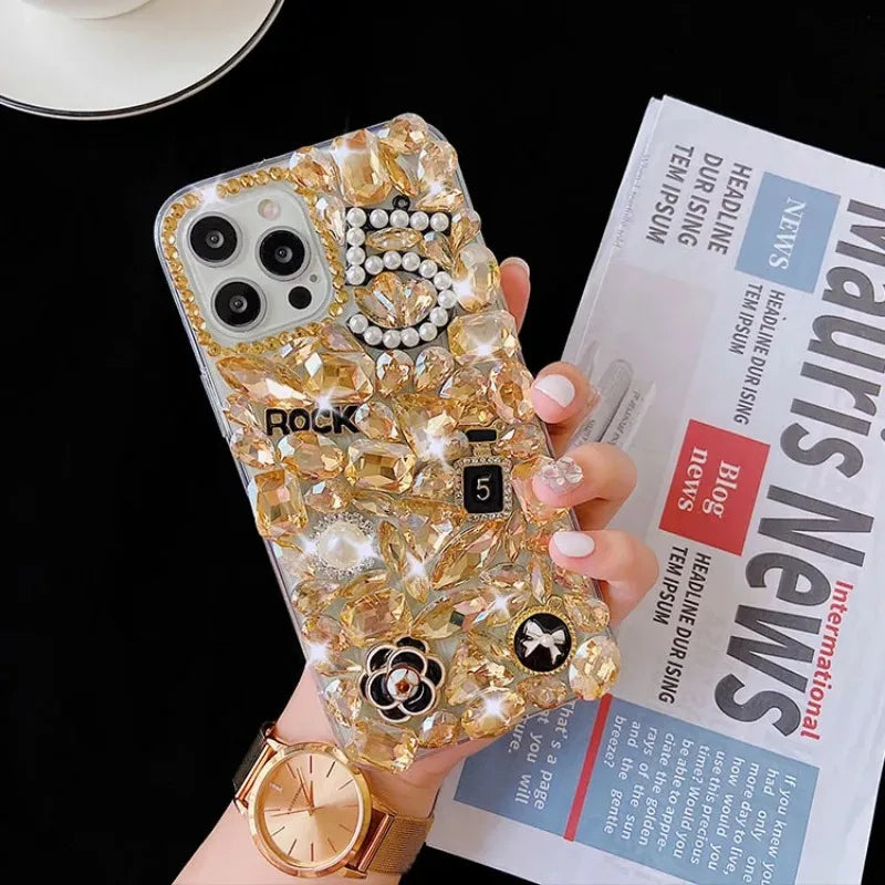 Shiny Diamond Mobile Phone Covers for Women, Cell Phone Case, for Huawei P50Pro, P40, Mate30, Honor 9X, 50, 60Pro, Cover, New