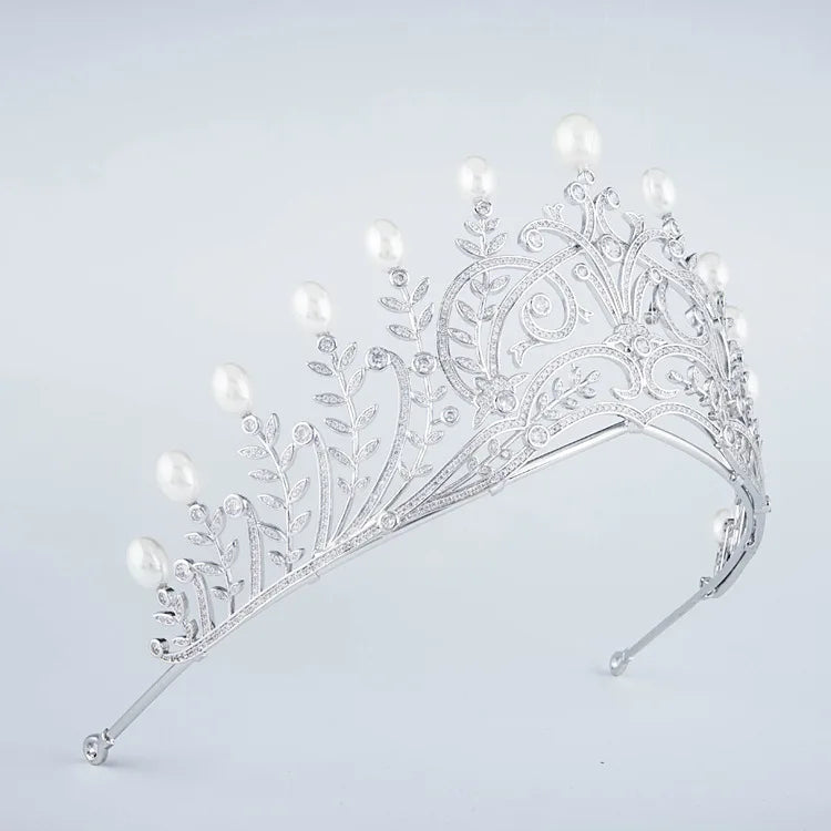 Luxury  Zirconia Crown Accessories Princess  Crystal Queens