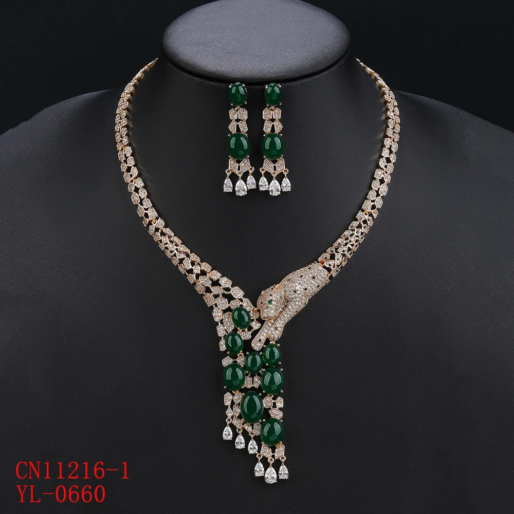 Luxury Pieces High Quality Zirconia Fashion Zirconia  Set Jewelry Zirconia