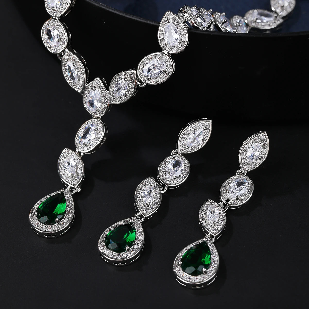 High Quality Zirconia Fashion Zirconia  Set Jewelry Zirconia