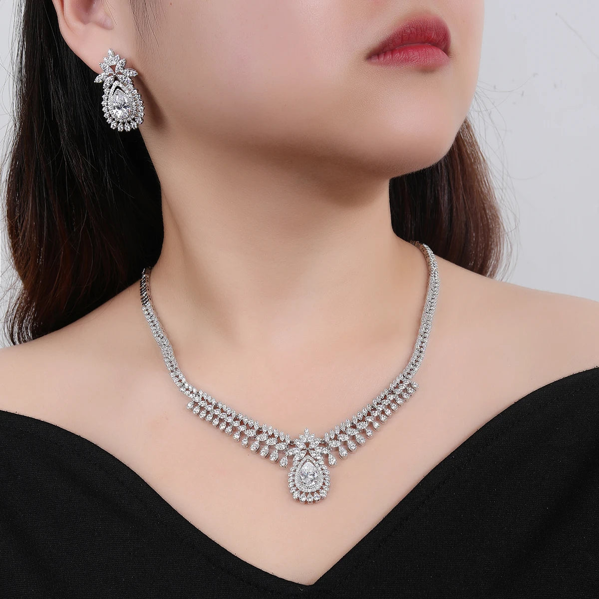 Pieces High Quality Zirconia Fashion Zirconia  Set Jewelry Zirconia