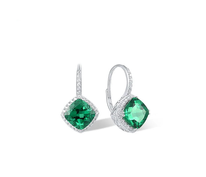 925 Sterling Silver Green Jewelry