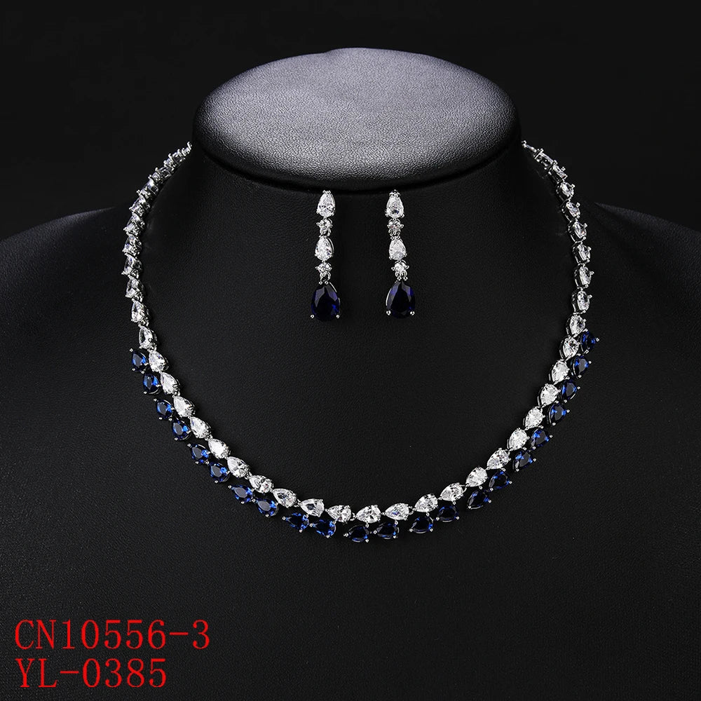 Luxury Pieces High Quality Zirconia Fashion Zirconia  Set Jewelry Zirconia