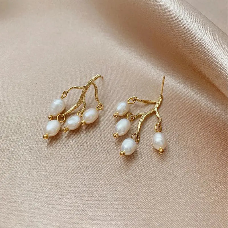 Natural Freshwater Pearl 14K Gold  Jewelry