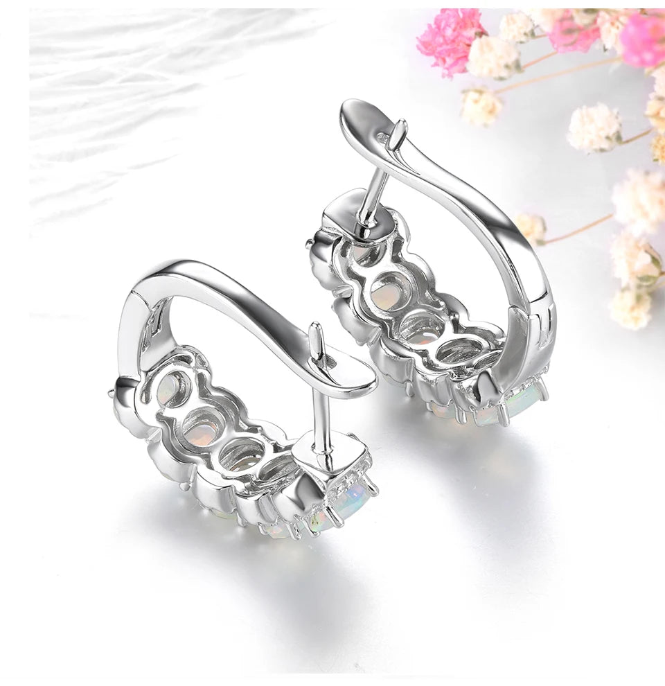 Natural Opal Sterling Silver