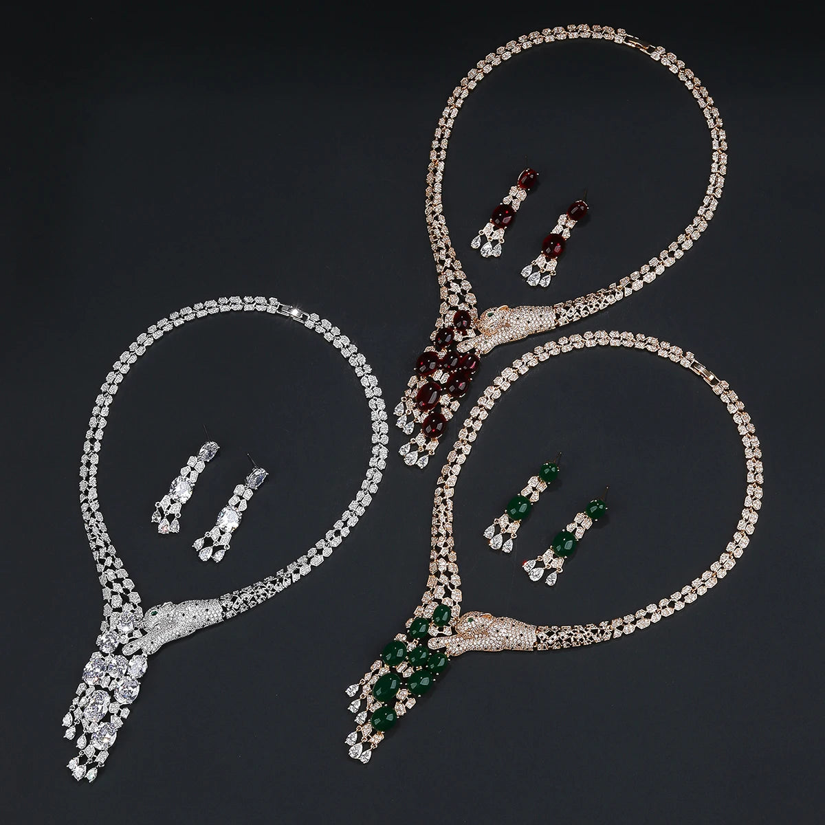 Luxury Pieces High Quality Zirconia Fashion Zirconia  Set Jewelry Zirconia