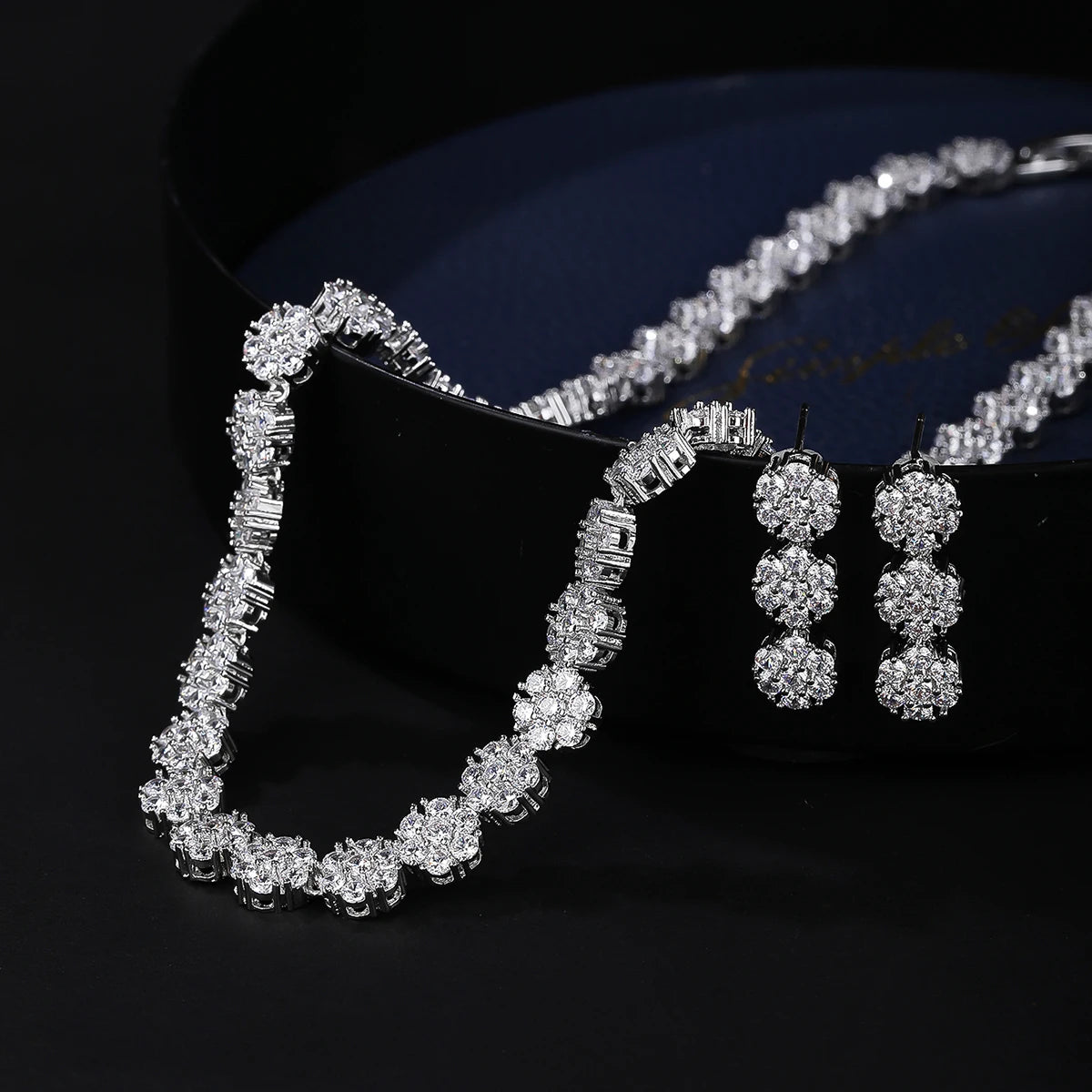 Luxury Pieces High Quality Zirconia Fashion Zirconia  Set Jewelry Zirconia