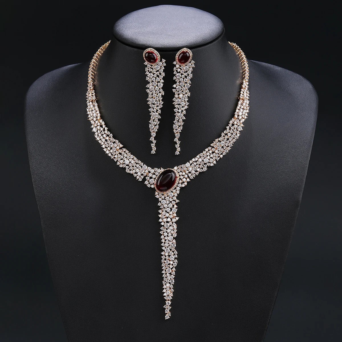 Luxury Zirconia Set Jewelry