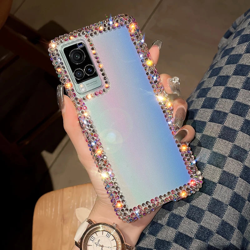 For iPhone 15 14 13 12 11 Pro Max Xs XR Case Samsung S20 S21 S22 S23 S24 Plus Ultra + FE A 51 52 72 Note 20 Luxury Glitter Cover