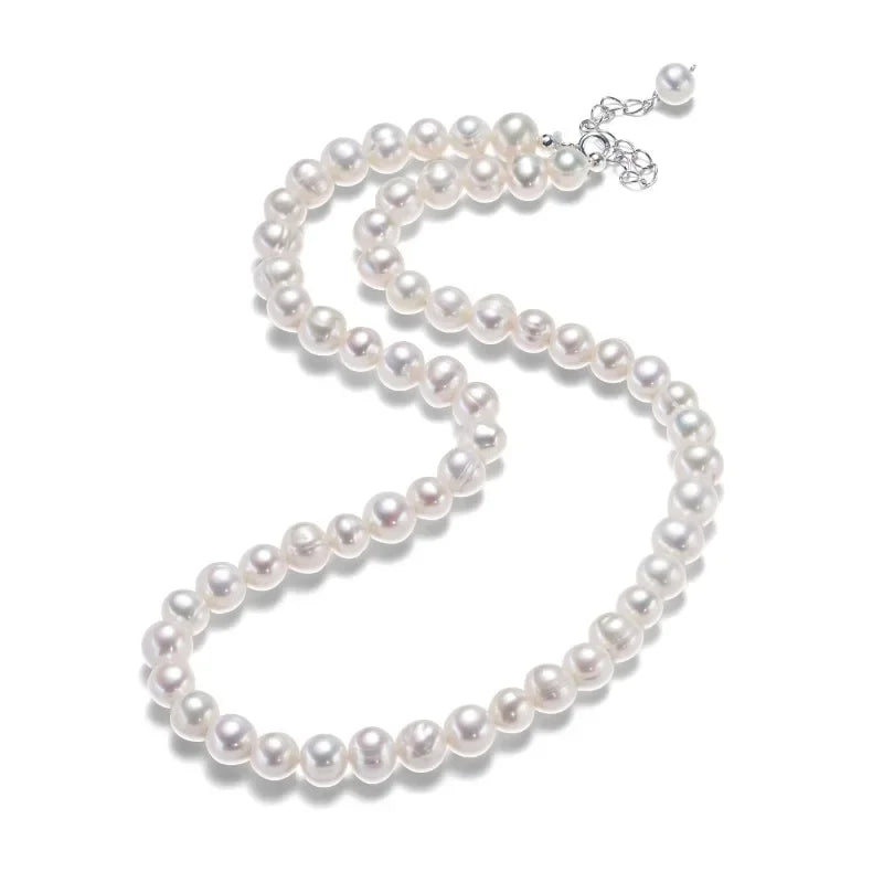 Natural Freshwater Pearl  925 Sterling Silver