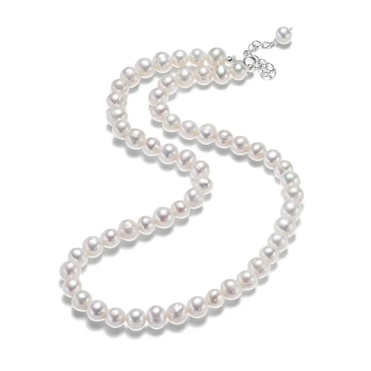 Natural Freshwater Pearl  925 Sterling Silver