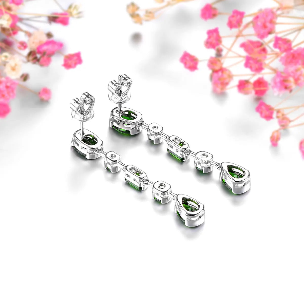 Natural Chrome Diopside Sterling Silver