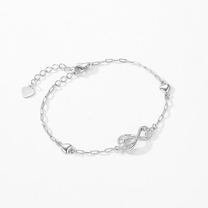 Real 925 Sterling Silver Bracelets Luxury  Jewelry