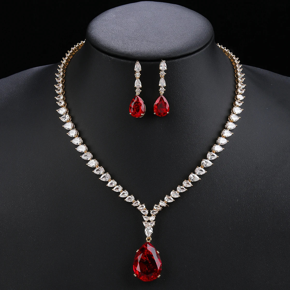 Luxury Pieces High Quality Zirconia Fashion Zirconia  Set Jewelry Zirconia