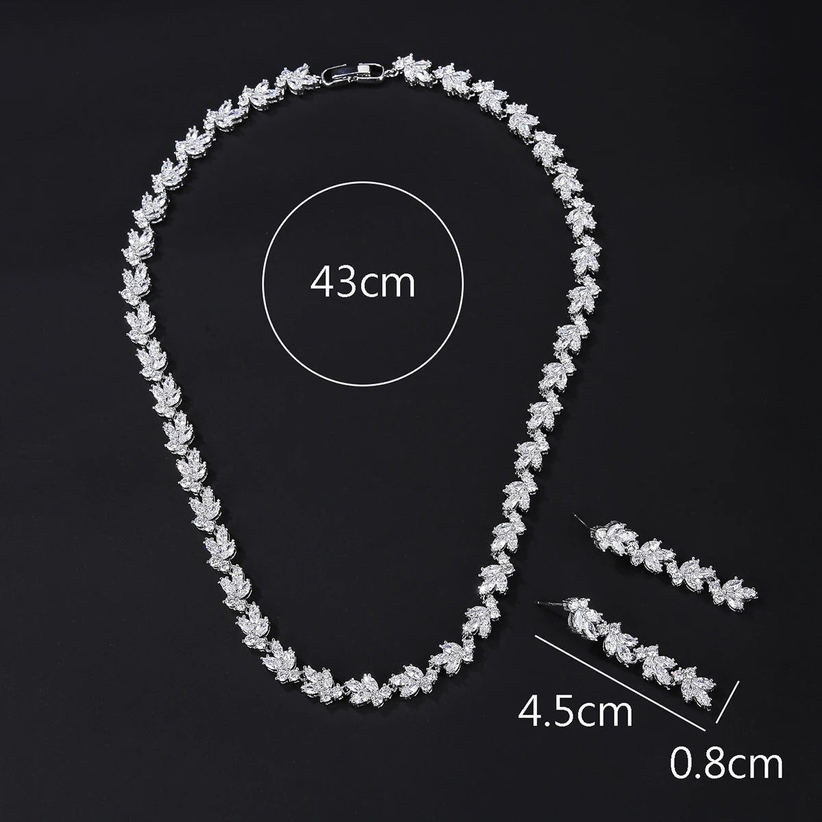 Luxury Pieces High Quality Zirconia Fashion Zirconia  Set Jewelry Zirconia