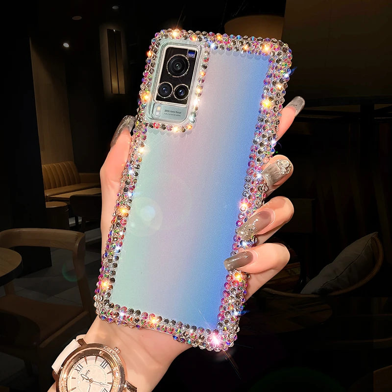 For iPhone 15 14 13 12 11 Pro Max Xs XR Case Samsung S20 S21 S22 S23 S24 Plus Ultra + FE A 51 52 72 Note 20 Luxury Glitter Cover