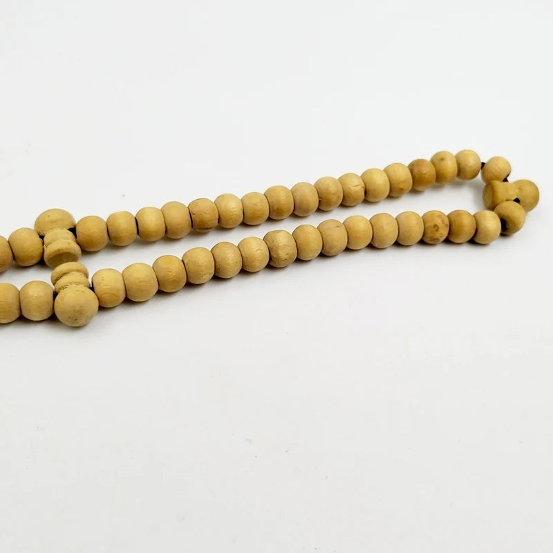 Natural Indian sandalwood tasbih beads Strong smell sandalwood Man's gift Misbaha Muslim prayer beads Islam Rosary