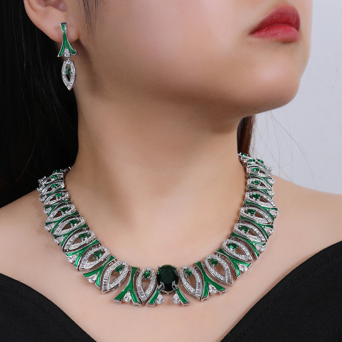 Fashion  Zirconia Set Jewelry