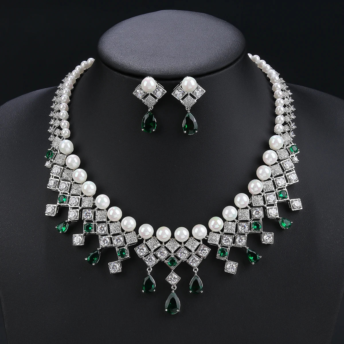 Luxury  Zircon Jewelry Set