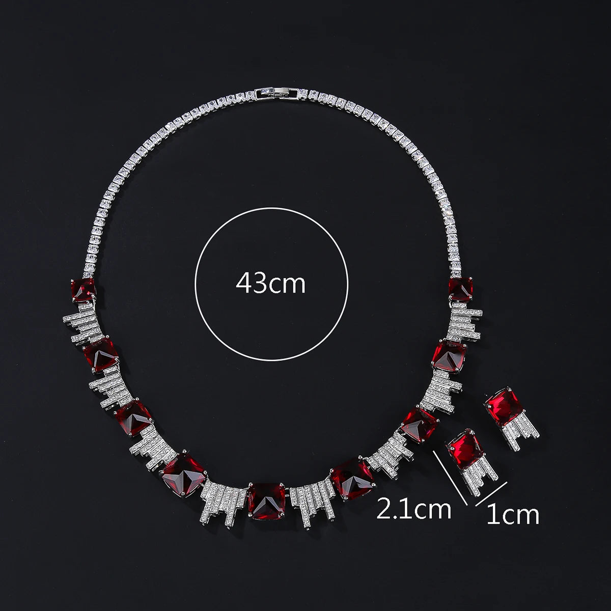 Fashion Zirconia  Set Jewelry Zirconia