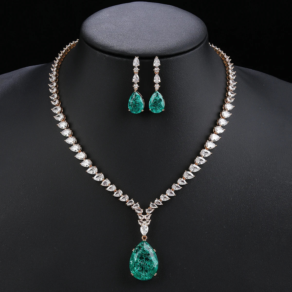 Luxury Pieces High Quality Zirconia Fashion Zirconia  Set Jewelry Zirconia