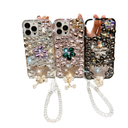 Rhinestone Diamond Phone Case for Huawei, P50Pro, P40, Mate30, Honor 9X, 50, 60Pro