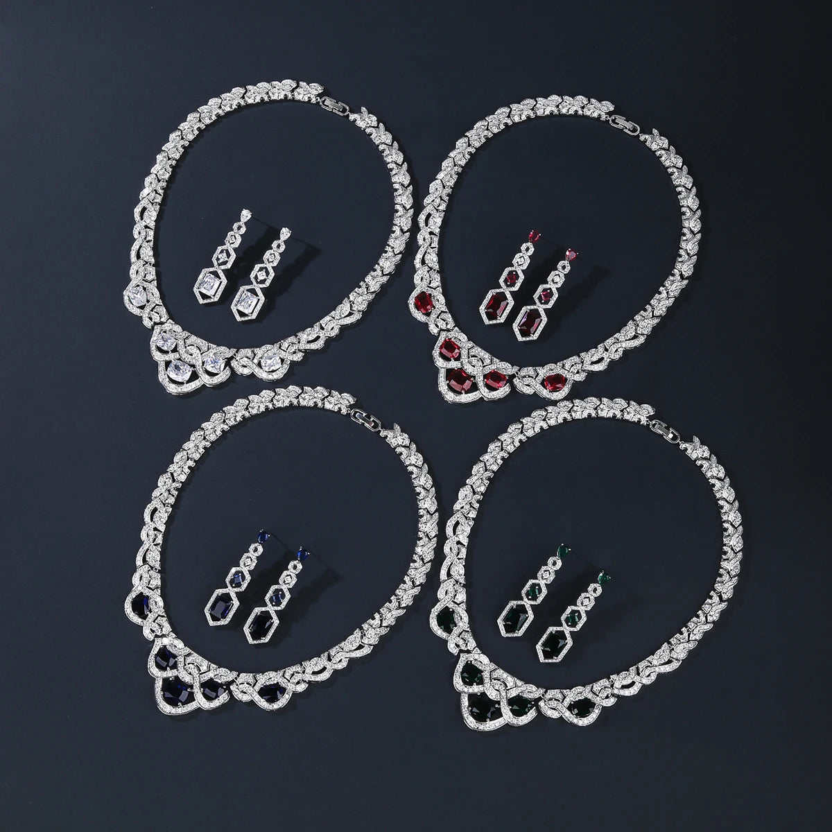 Luxury  Zirconia Jewelry Set