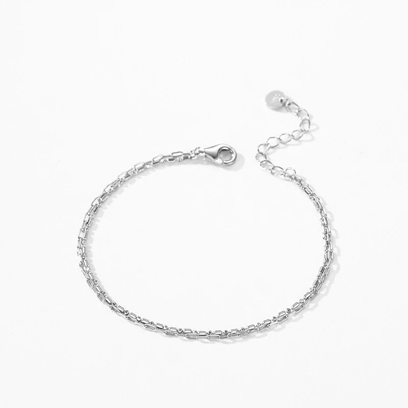 Real 925 Sterling Silver Bracelets Trendy  Bracelet Wedding