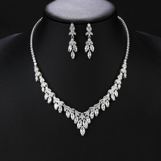 Luxury Pieces High Quality Zirconia Fashion Zirconia  Set Jewelry Zirconia