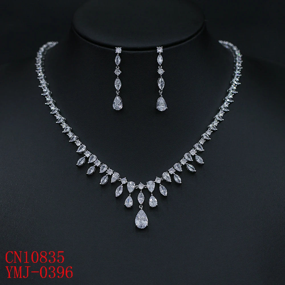 Fashion Simple  Zirconia Jewelry Set