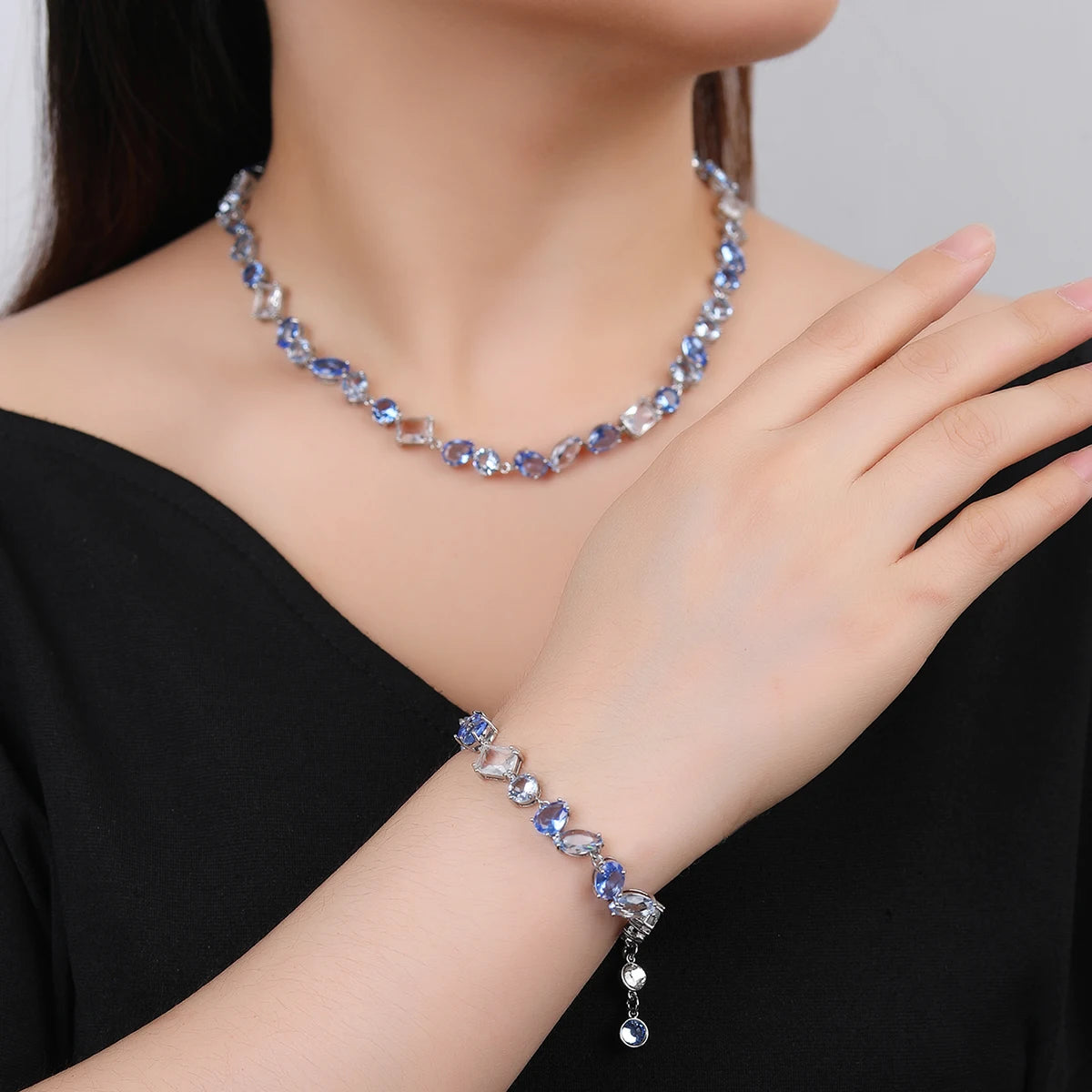 Luxury Pieces High Quality Zirconia Fashion Zirconia  Set Jewelry Zirconia