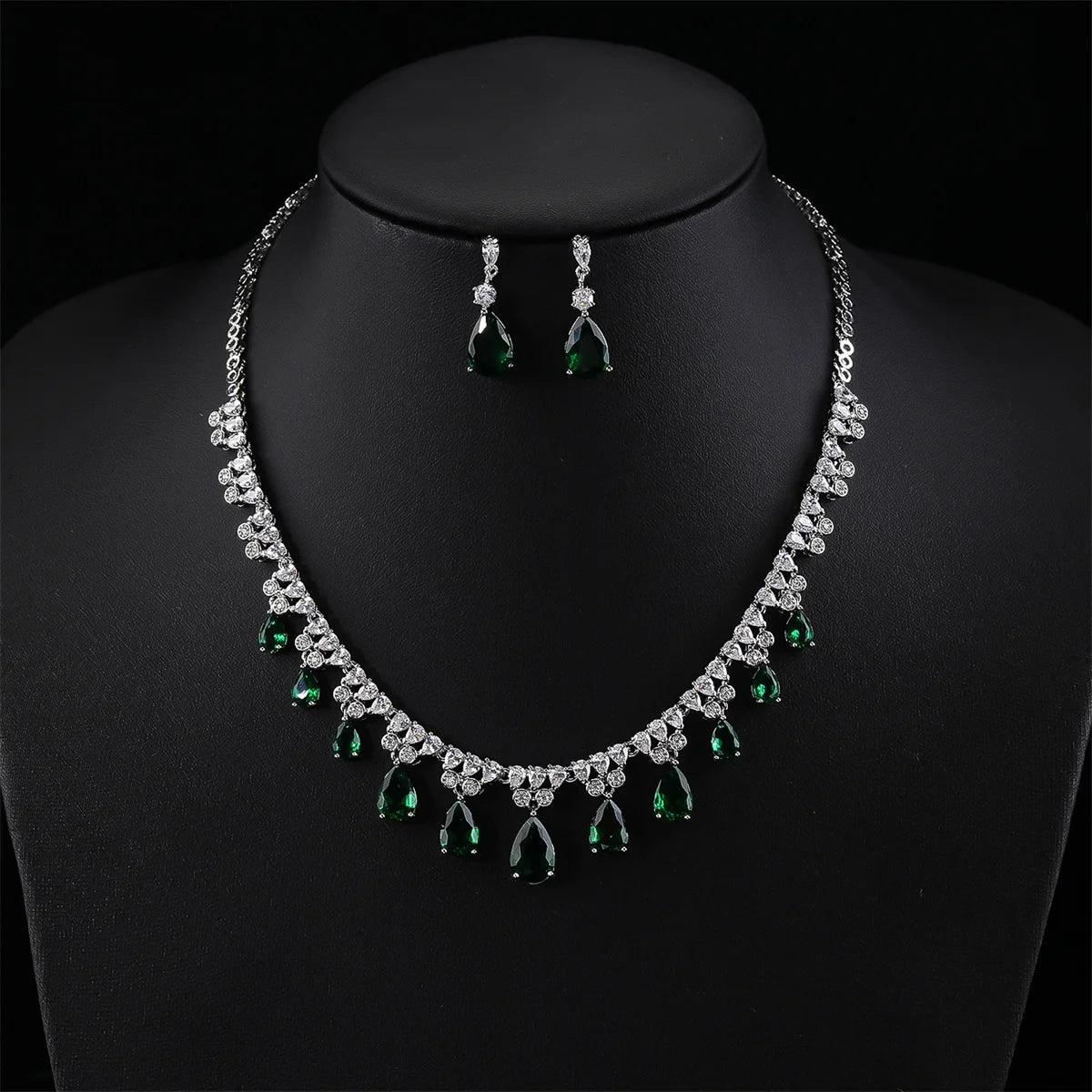 Luxury Pieces High Quality Zirconia Fashion Zirconia  Set Jewelry Zirconia