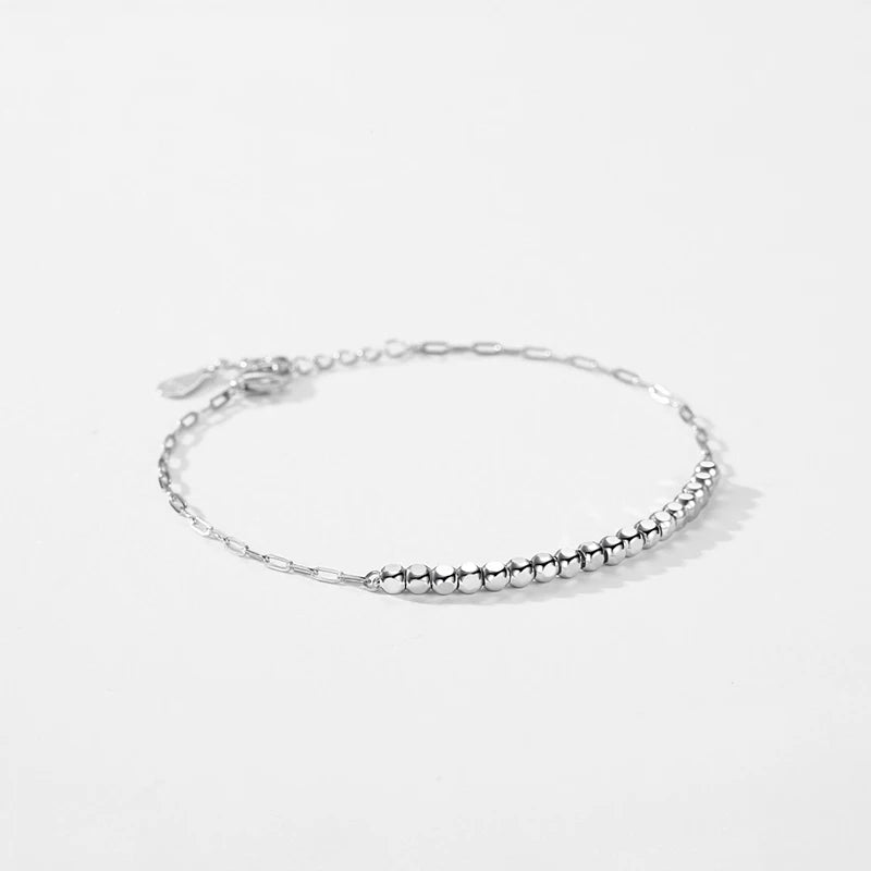 925 Sterling Silver Fashion Square Bracelet Jewlery