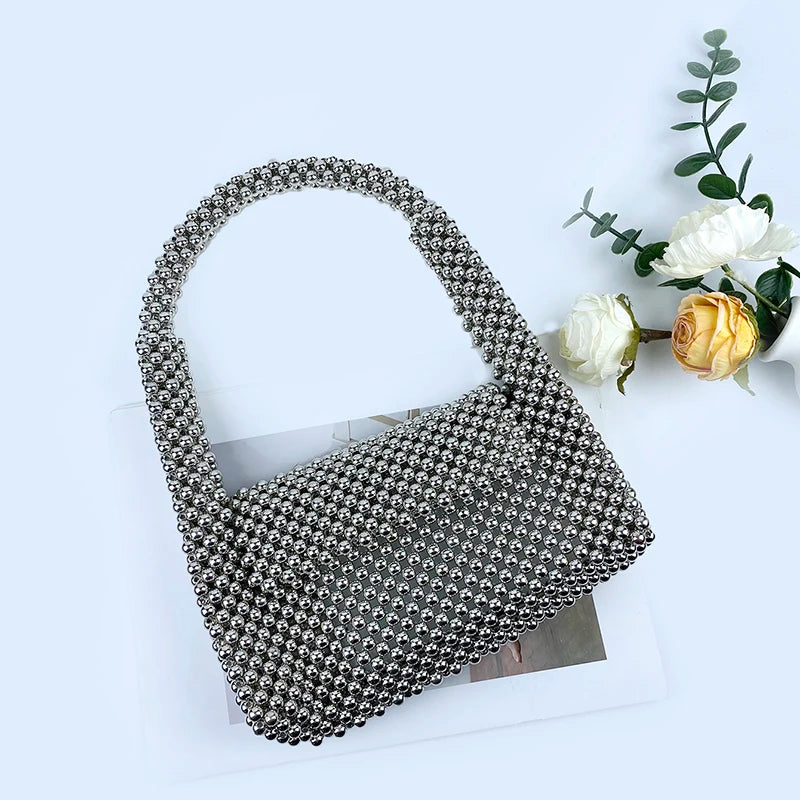 handbag bag silver Inspire Elegance