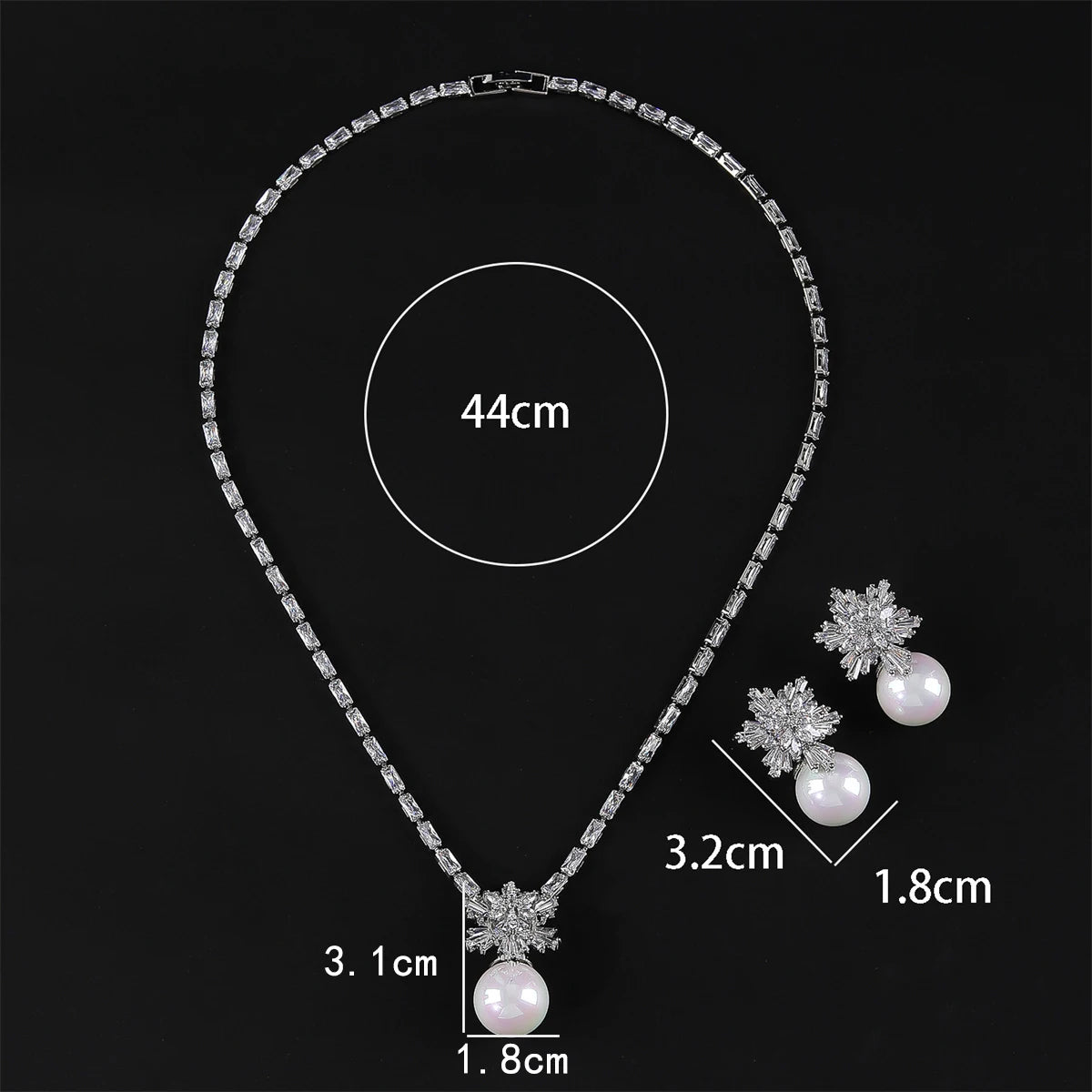 High Quality Zirconia Fashion Zirconia  Set Jewelry Zirconia