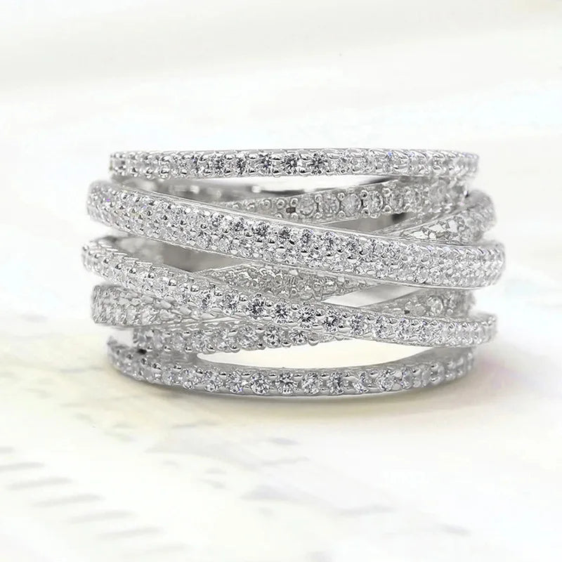 Luxury  Rings 925 Sterling Silver