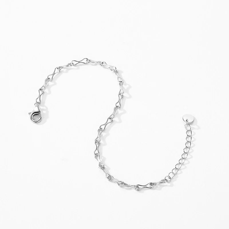 Real 925 Sterling Silver Bracelets Luxury  Jewelry