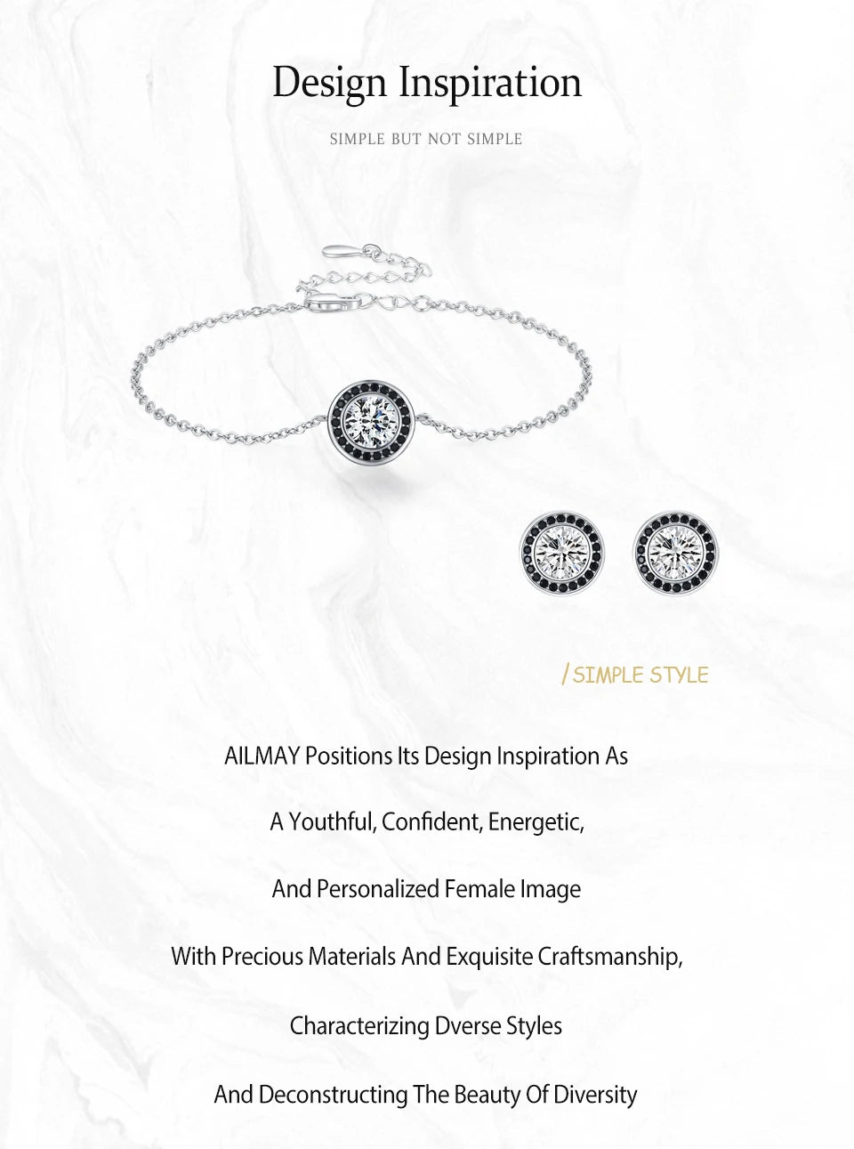 Sterling Silver Jewelry Set 925