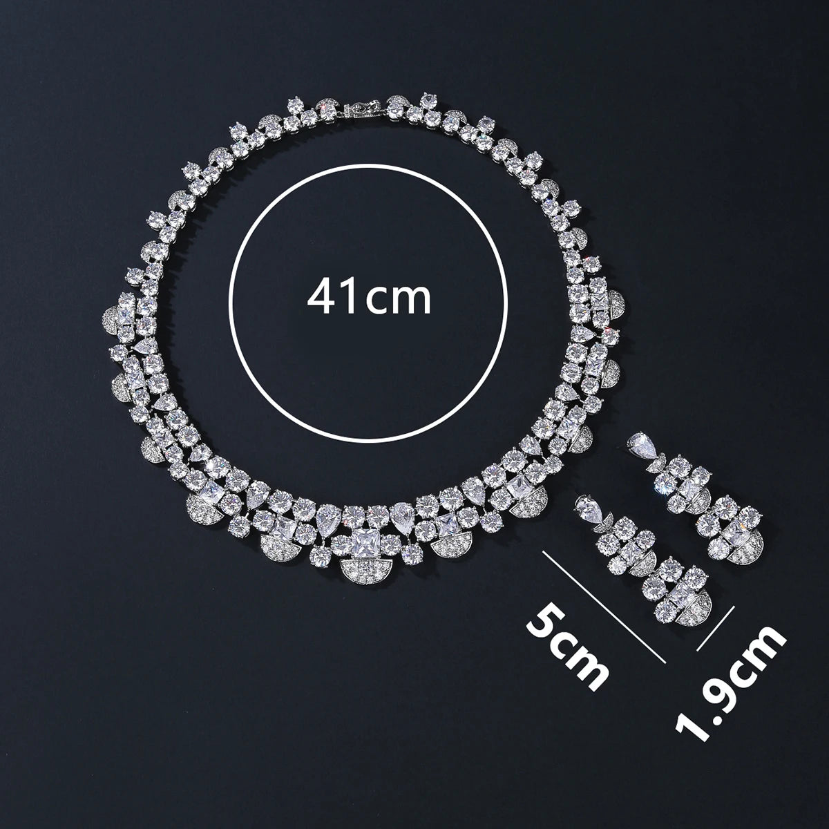 Zirconia  Sets Accessories Jewelry