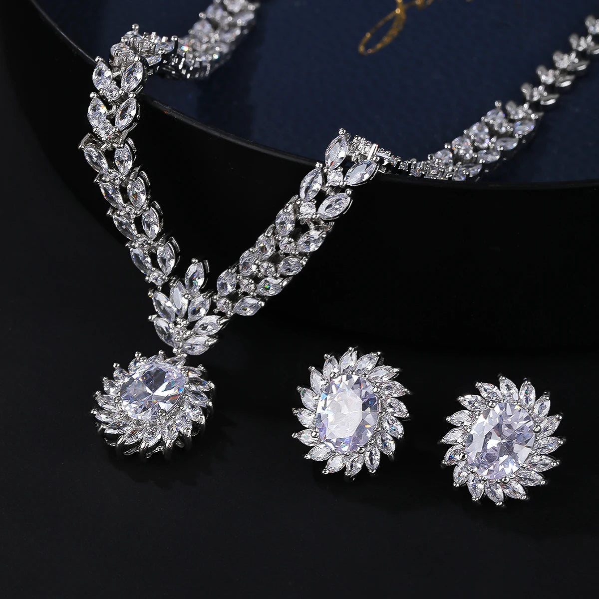 Pieces High Quality Zirconia Fashion Zirconia  Set Jewelry Zirconia