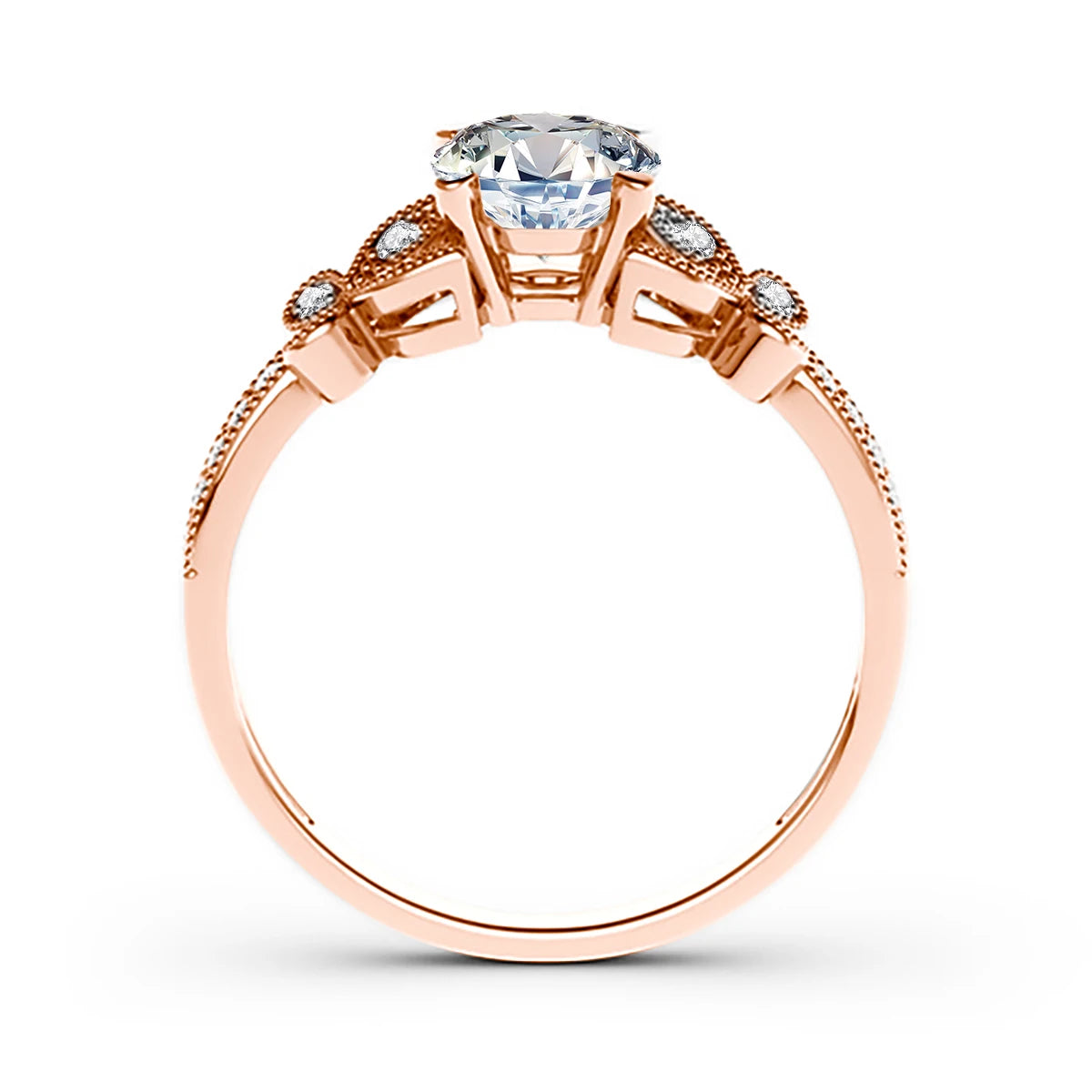 Rose Gold Butterfly Rings Trend Luxury Jewelry