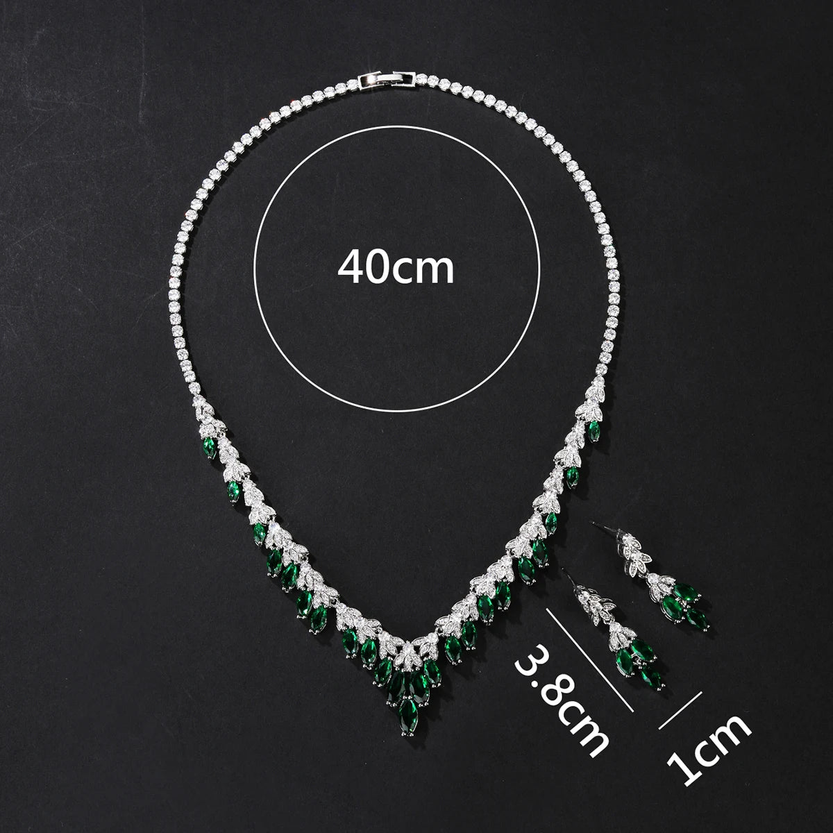 Luxury Pieces High Quality Zirconia Fashion Zirconia  Set Jewelry Zirconia