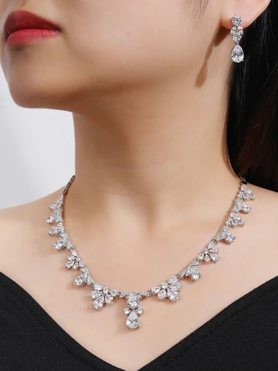 Luxury Pieces High Quality Zirconia Fashion Zirconia  Set Jewelry Zirconia