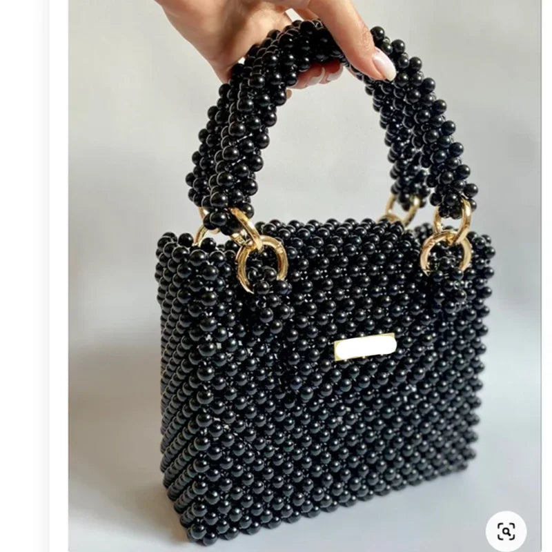 Black Fashion Beaded Bags