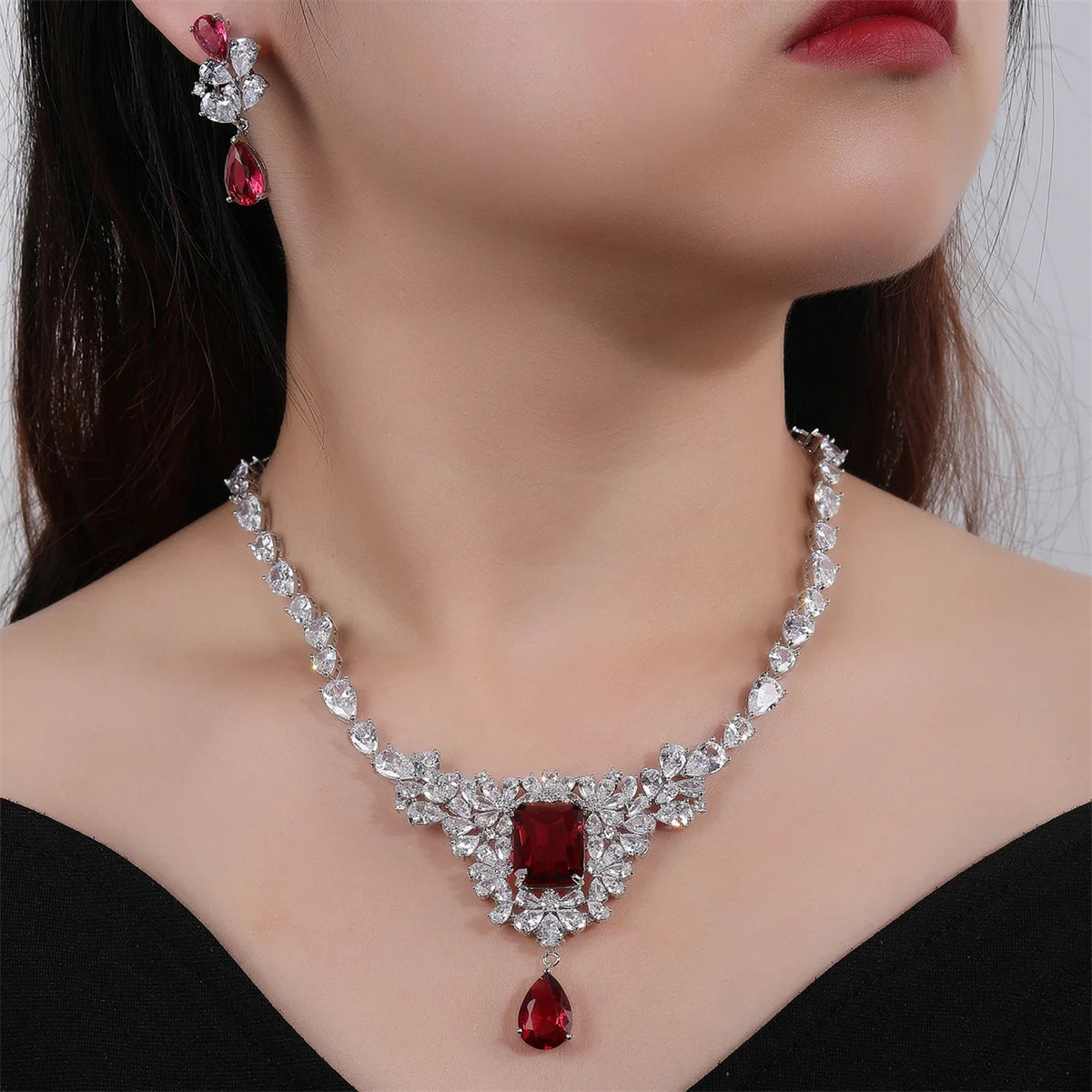 Pieces High Quality Zirconia Fashion Zirconia  Set Jewelry Zirconia